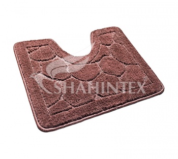 SHAHINTEX ECO toilet room mat, 60*50 chocolate 37