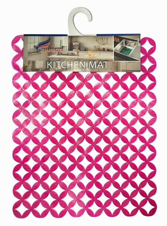 CIRCLES sink mat, 25*31 pink