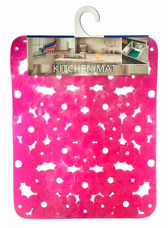 CAMOMILE sink mat, 25*31 pink