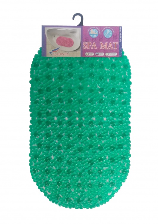 Anti-slip bathroom mat CINDERELLA, 66*37 green