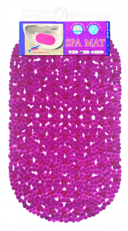 Anti-slip bathroom mat CINDERELLA, 66*37 pink