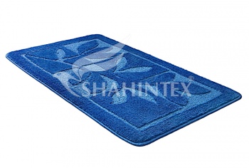SHAHINTEX ECO bathroom mat, 60*90 blue 56