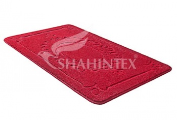 SHAHINTEX ECO bathroom mat, 60*90 vinous 45