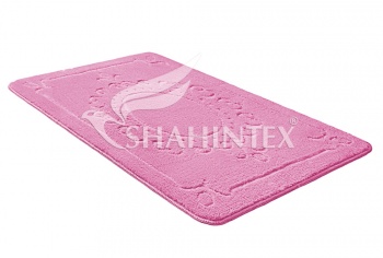 SHAHINTEX ECO bathroom mat, 60*90 pink 64