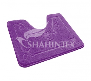 SHAHINTEX ECO toilet room mat, 60*50 purple 61