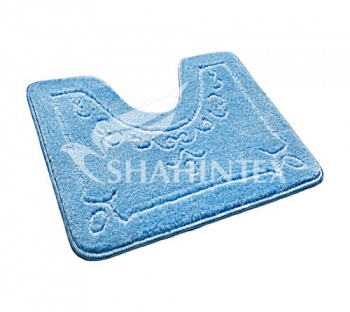 SHAHINTEX ECO toilet room mat, 60*50 light-blue 11