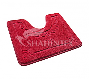 SHAHINTEX ECO toilet room mat, 60*50 vinous 45
