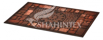 SHAHINTEX flocked door mat, 45*76 ZR02
