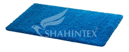 SHAHINTEX MICROFIBER bathroom mat, 80*120 blue m56