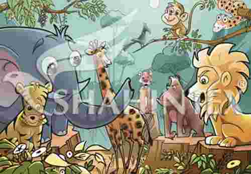SHAHINTEX SPRING PHOTOPRINT SH P118 universal mat, 100*145