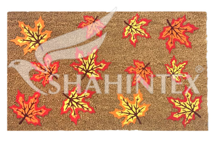 BAUNTY SH B001 rubber door mat with coconut, 45*75