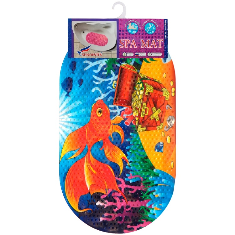 GOLDFISH anti-slip bathroom mat, 68*38