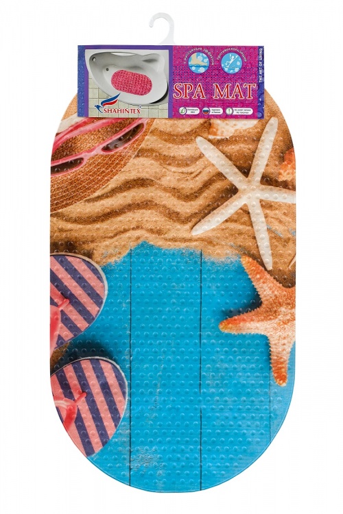 BEACH anti-slip bathroom mat, 68*38