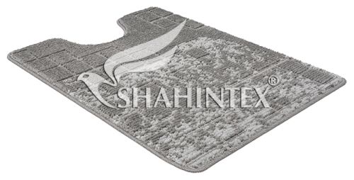 SHAHINTEX VINTAGE SH V001 toilet room mat, 60*80 grey 50