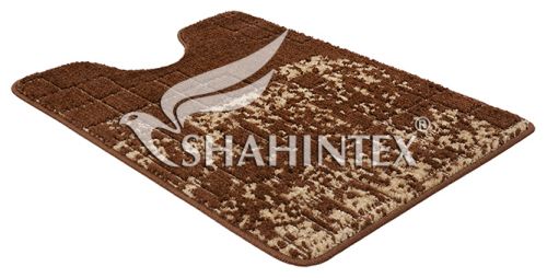 SHAHINTEX VINTAGE SH V001 toilet room mat, 60*80 chocolate 37