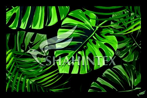 SHAHINTEX DIGITAL PRINT absorbing mat, «Monstera» 40*60