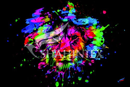 SHAHINTEX DIGITAL PRINT absorbing mat, «Lion» 50*80