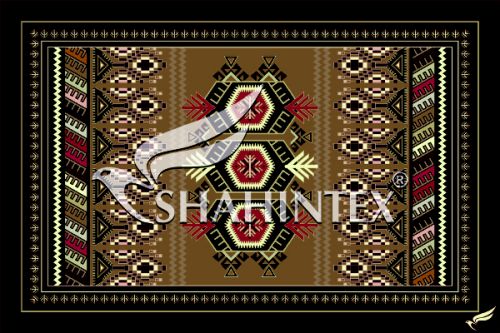 SHAHINTEX DIGITAL PRINT absorbing mat, «Aztec» 50*80