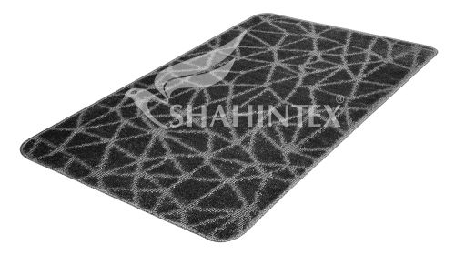 SHAHINTEX PP bathroom mat, 60*100 graphite 62