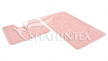 SHAHINTEX PP bathroom mats, 60*100+60*50 flamingo 77