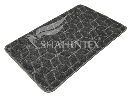 SHAHINTEX PP bathroom mat, 50*80 001 graphite 62