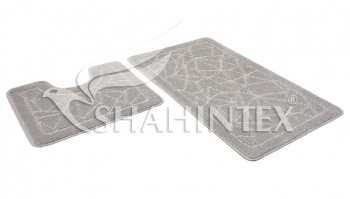 SHAHINTEX PP bathroom mats, 50*80+50*50 grey 50