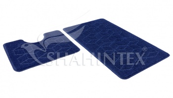 SHAHINTEX PP bathroom mats, 50*80+50*50 dark-blue 14