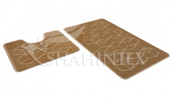 SHAHINTEX PP bathroom mats, 50*80+50*50 001 latte 9