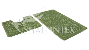 SHAHINTEX PP bathroom mats, 50*80+50*50 001 green tea 79