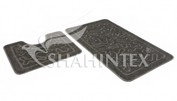 SHAHINTEX PP bathroom mats, 50*80+50*50 graphite 62