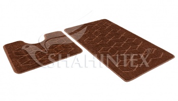 SHAHINTEX PP bathroom mats, 60*100+60*50 coffe 76