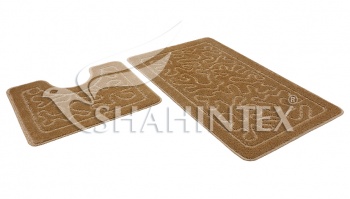 SHAHINTEX PP bathroom mats, 60*100+60*50 latte 9