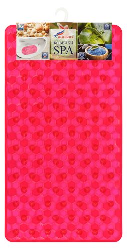 MOSAIC anti-slip bathroom mat, 67*38 blue