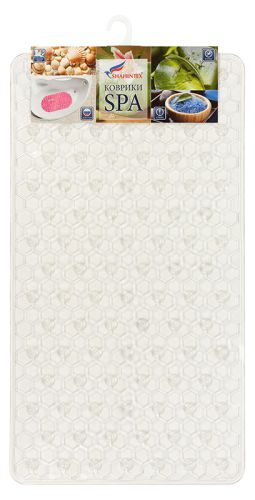 MOSAIC anti-slip bathroom mat, 67*38 blue