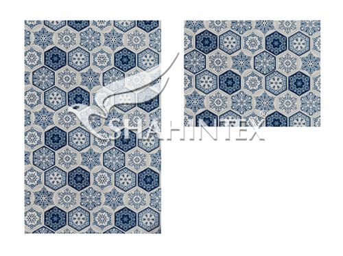 Set of mats SHAHINTEX SILK PHOTOPRINT (06) 