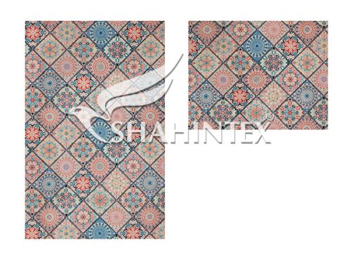 Set of mats SHAHINTEX SILK PHOTOPRINT (07) 
