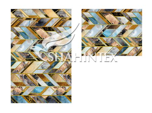 Set of mats SHAHINTEX SILK PHOTOPRINT (09) 