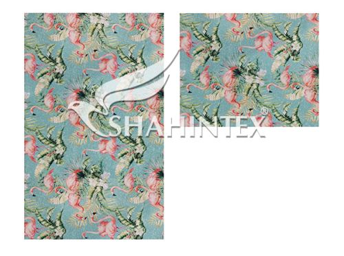 Set of mats SHAHINTEX SILK PHOTOPRINT (05) 