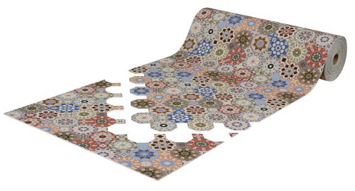 Roll mat cuttable anti-slip icarpet PRINT (108) 120х1500 