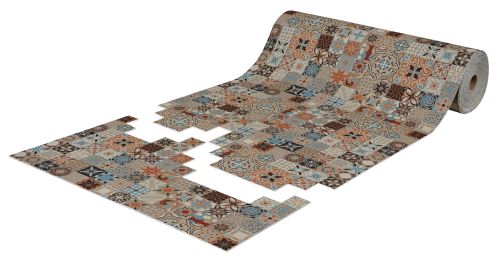 Roll mat cuttable anti-slip icarpet PRINT (103) 60х1500 