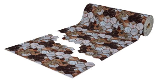 Roll mat cuttable anti-slip icarpet PRINT (107) 60х1500 