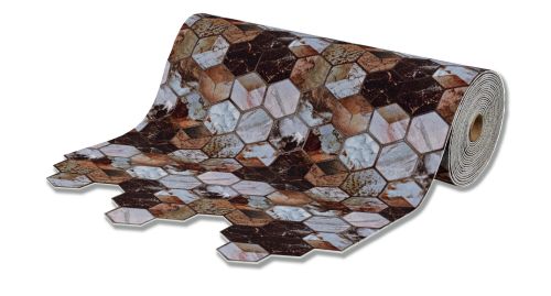 Roll mat cuttable anti-slip icarpet PRINT (107) 80х1500 