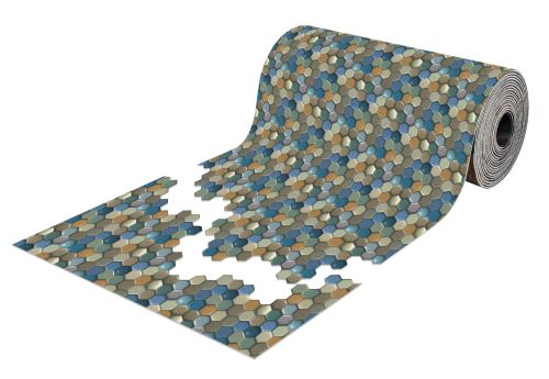 Roll mat cuttable anti-slip icarpet PRINT (125) 120х1500 