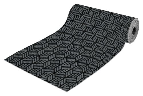 Roll mat door absorbing icarpet RIBBED TPR 60x1500 antracite