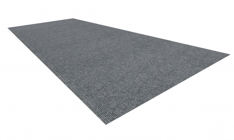 Absorbing anti-slip mat icarpet PRACTIC 120x250 gray
