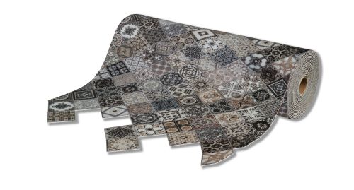 Roll mat cuttable anti-slip icarpet PRINT (128) 120х1500 