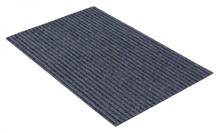 Absorbing door mat icarpet DUAL RIBB TPR 60х90 graphite