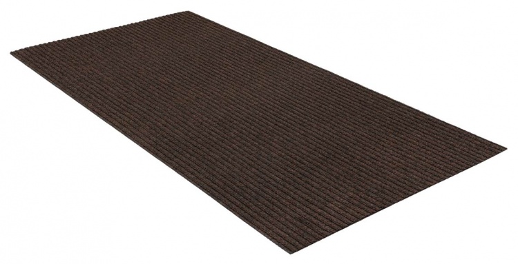 Absorbing door mat icarpet DUAL RIBB TPR 80х120 mocha
