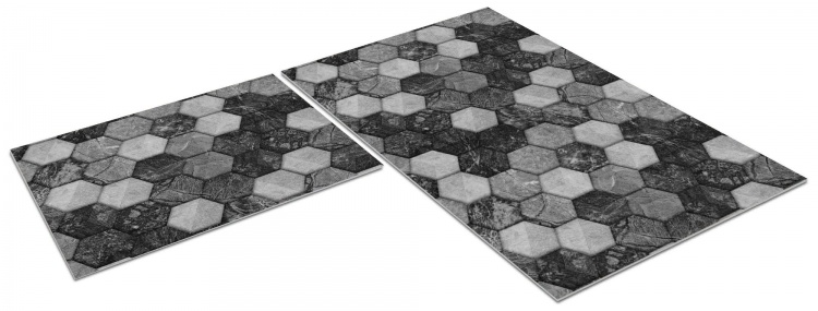 Set of cuttable anti-slip mats icarpet PRINT (128) 60x100+60x50 