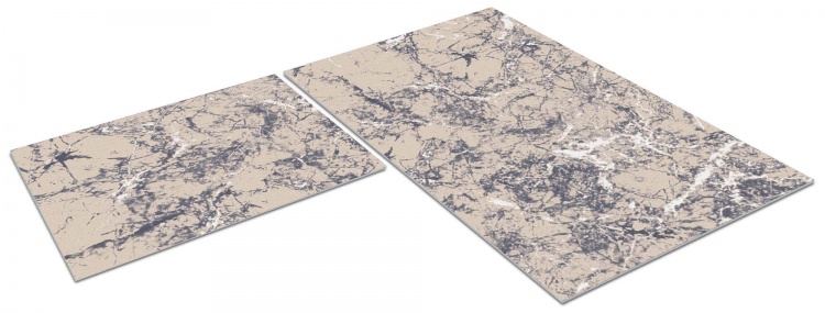 Set of cuttable anti-slip mats icarpet PRINT (128) 60x100+60x50 